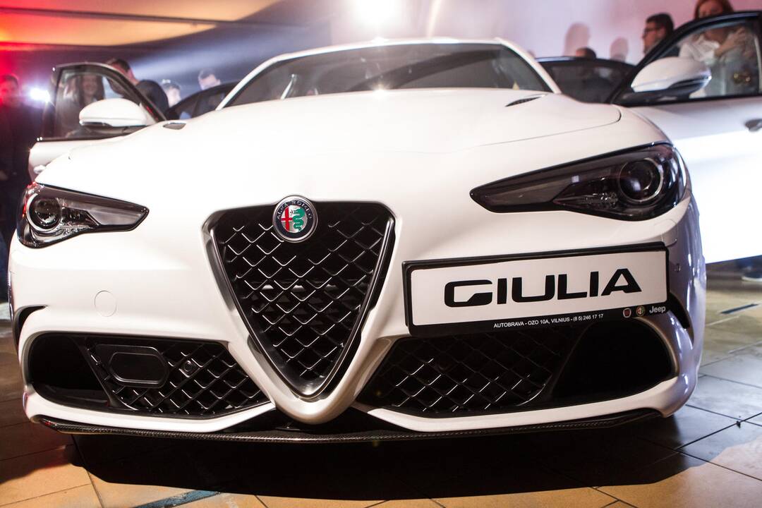 Naujojo „Alfa Romeo“ sedano „Giulia“ pristatymas