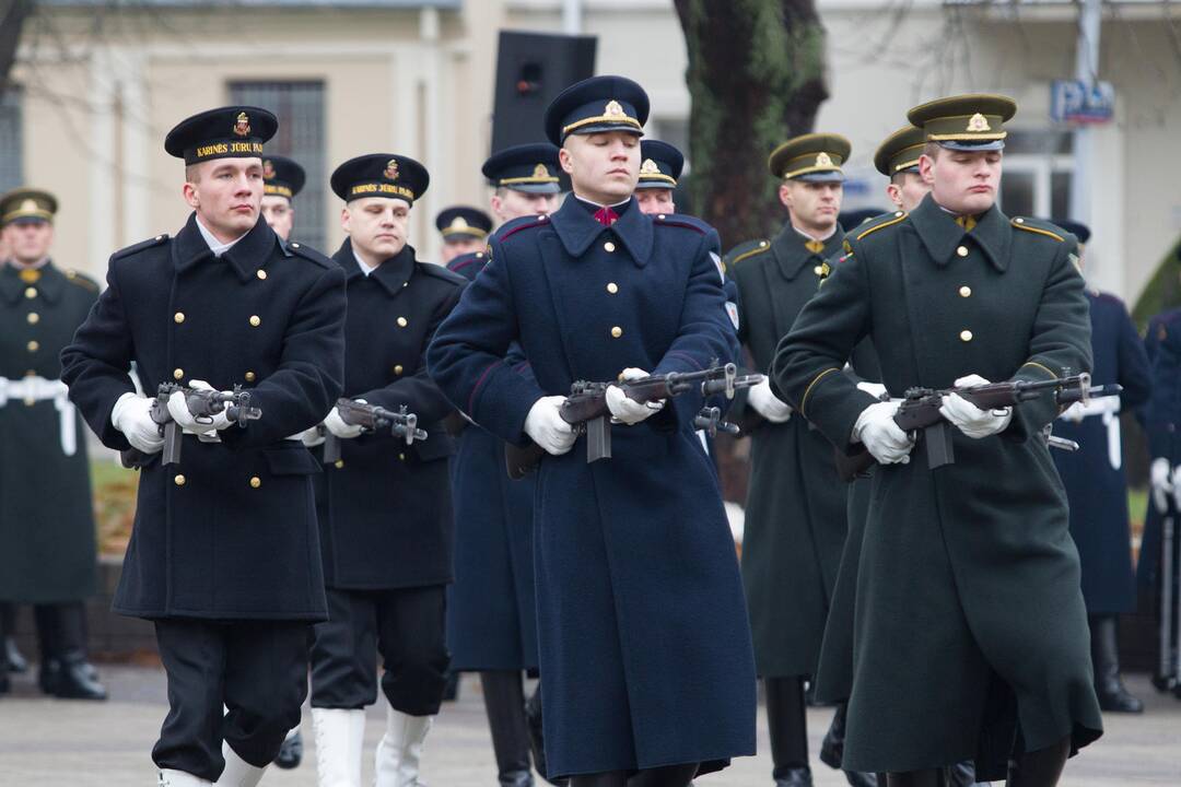 Garbės sargybos kuopos įkūrimo metinių minėjimas