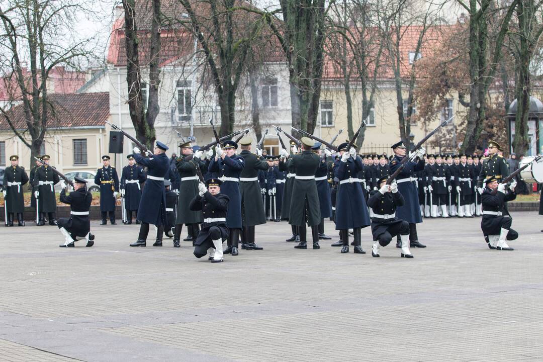 Garbės sargybos kuopos įkūrimo metinių minėjimas