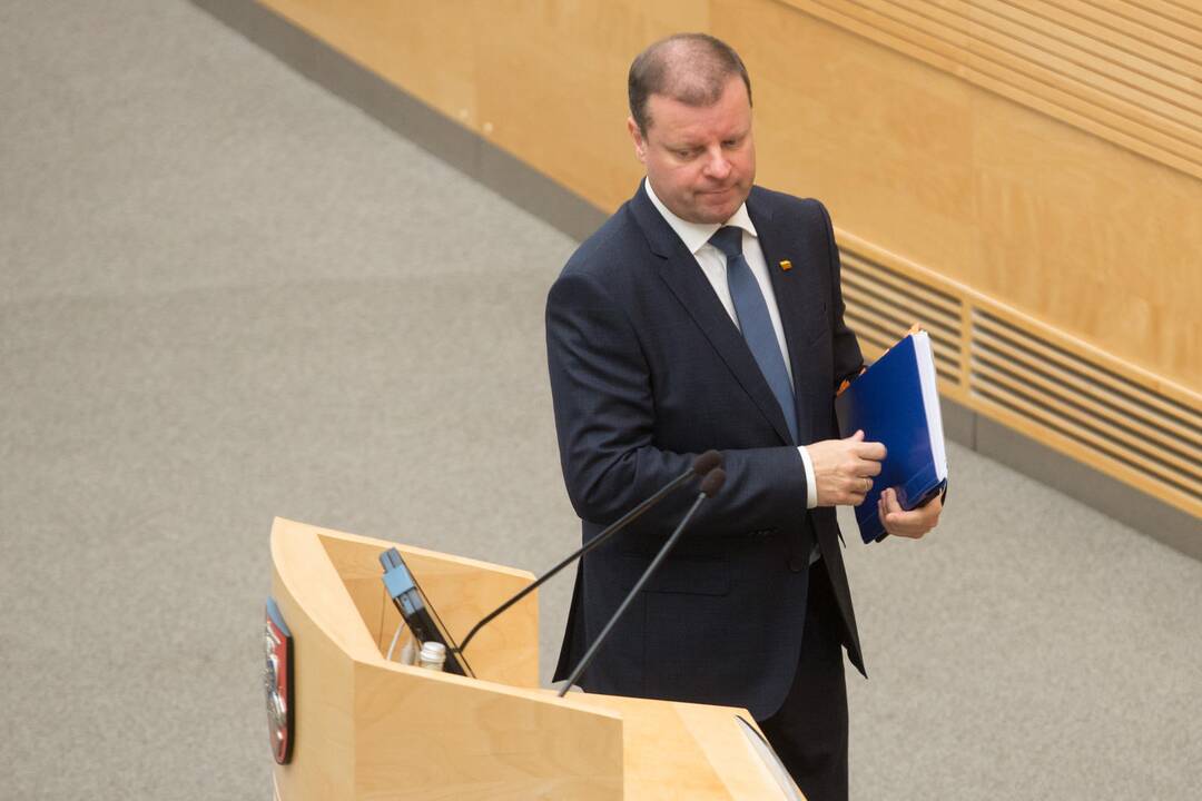 S. Skvernelis pristatė Vyriausybės programą