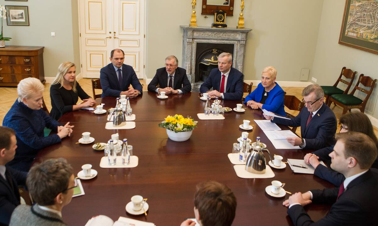 Prezidentė susitiko su Seimo valdyba