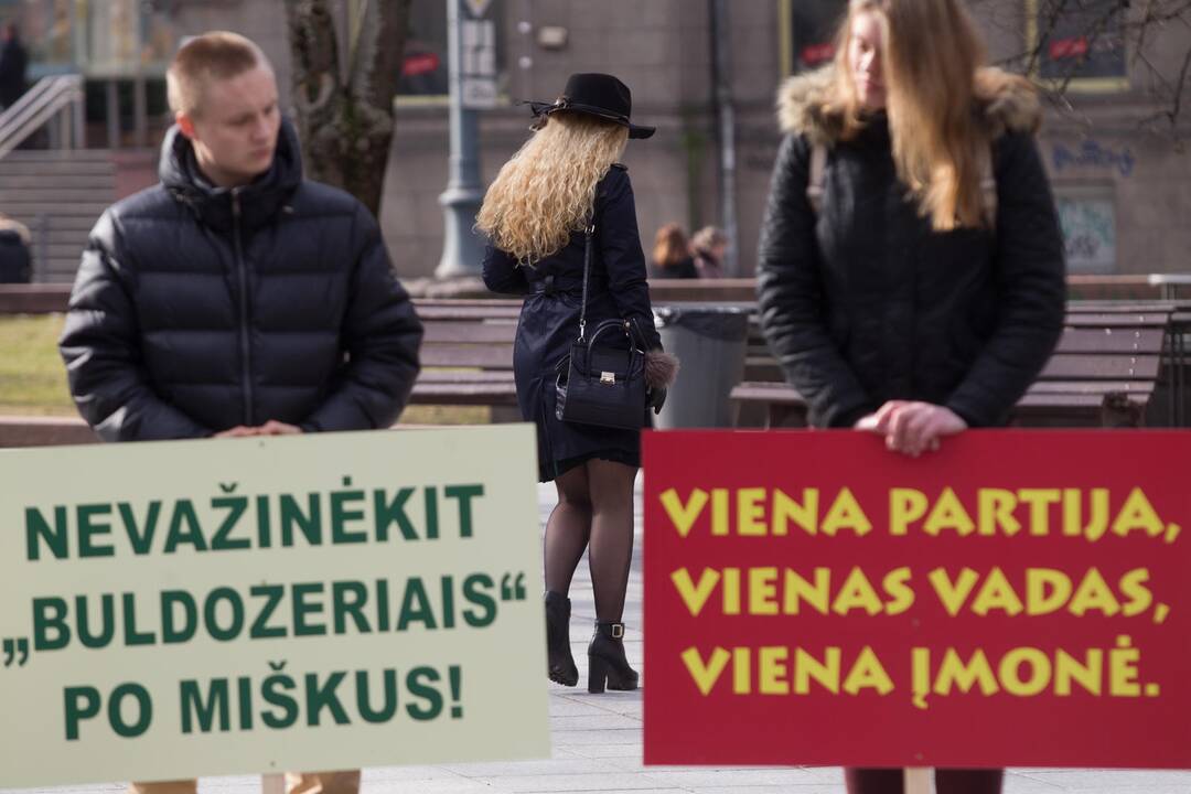 Protestas prieš miškų valdymo reformą