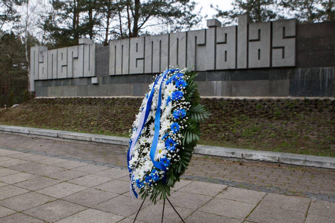 Panerių memoriale vyko Gyvųjų maršo procesija