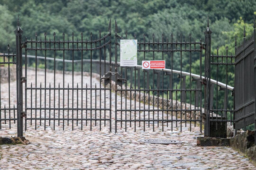 Gedimino kalnas uždarytas lankytojams