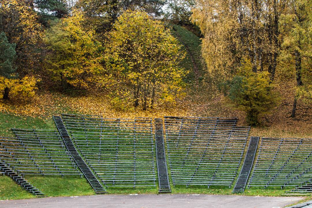 Ant Trijų Kryžių kalno atsivėrė plyšys