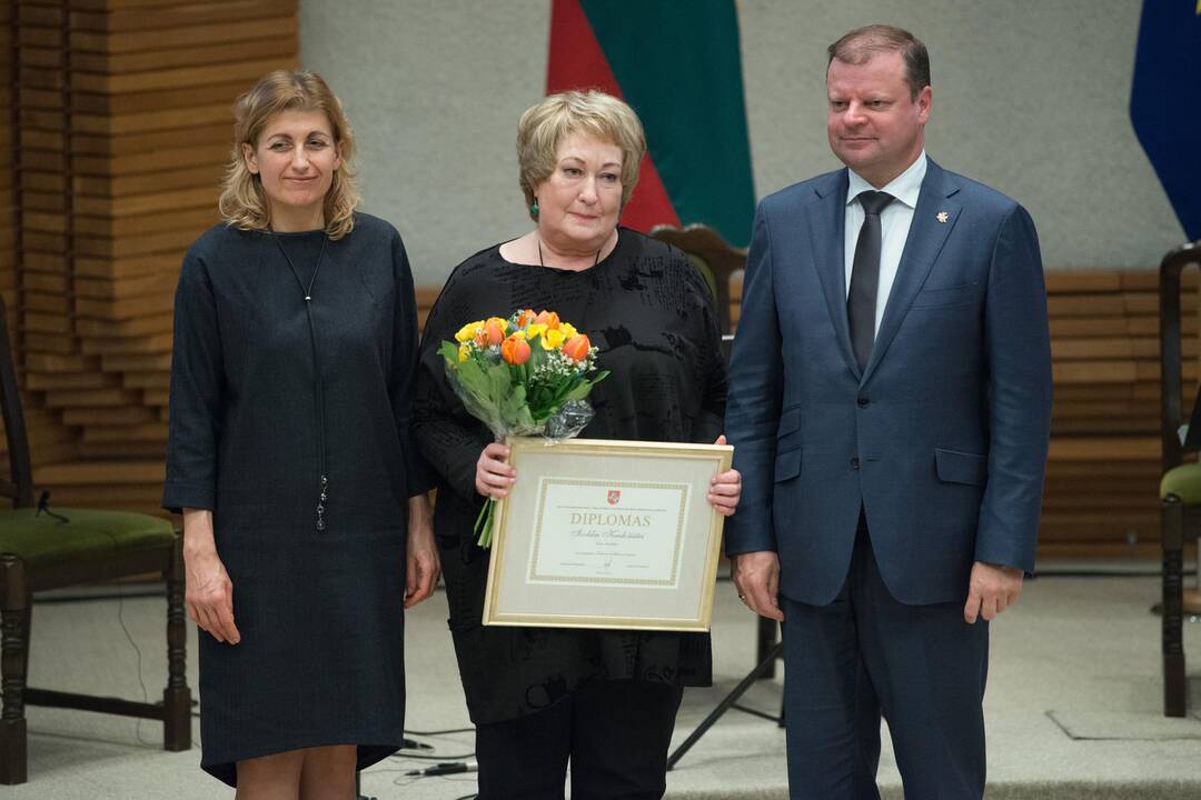 Vyriausybėje įteiktos kultūros ir meno premijos