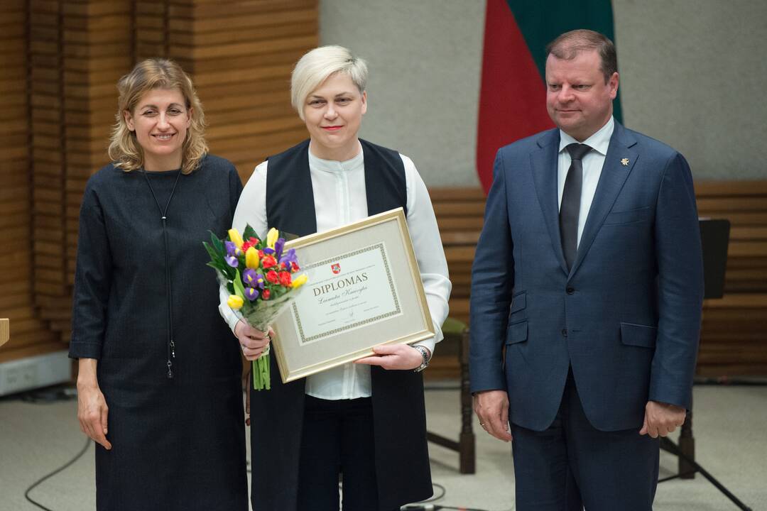 Vyriausybėje įteiktos kultūros ir meno premijos