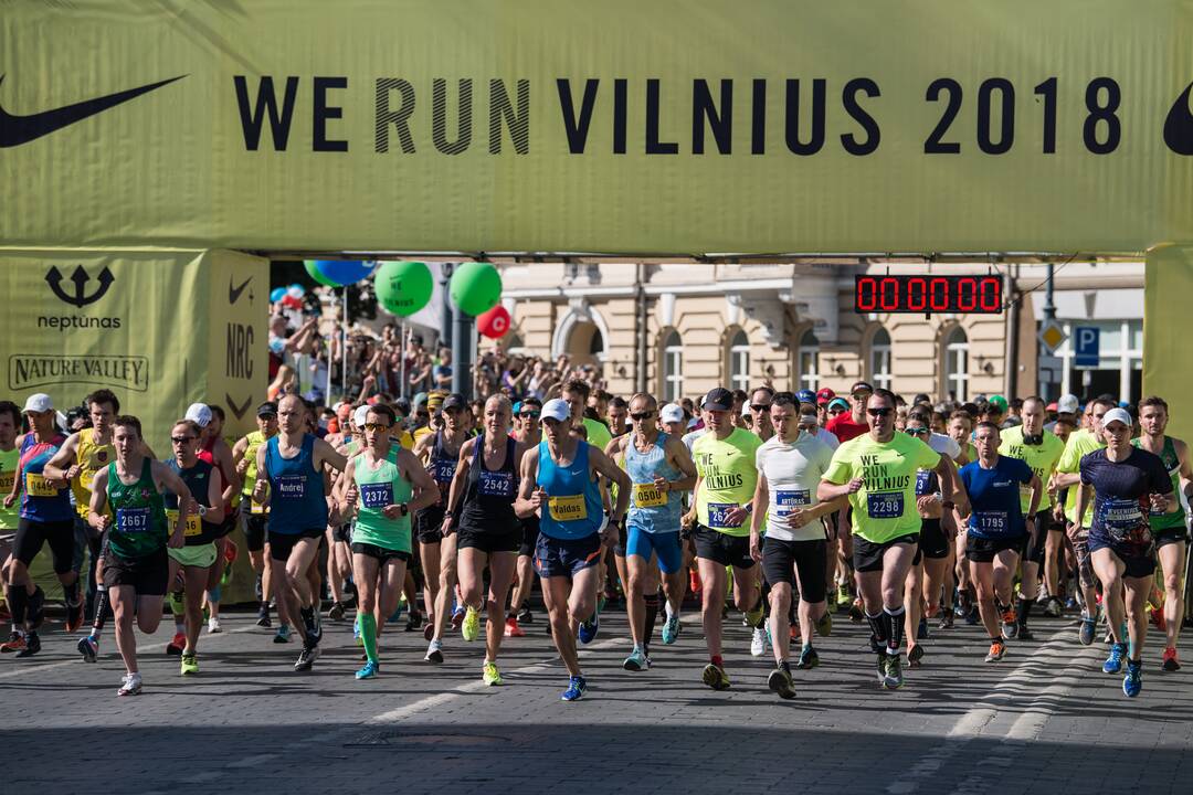 Vilniaus pusmaratonio bėgimas „We Run Vilnius“