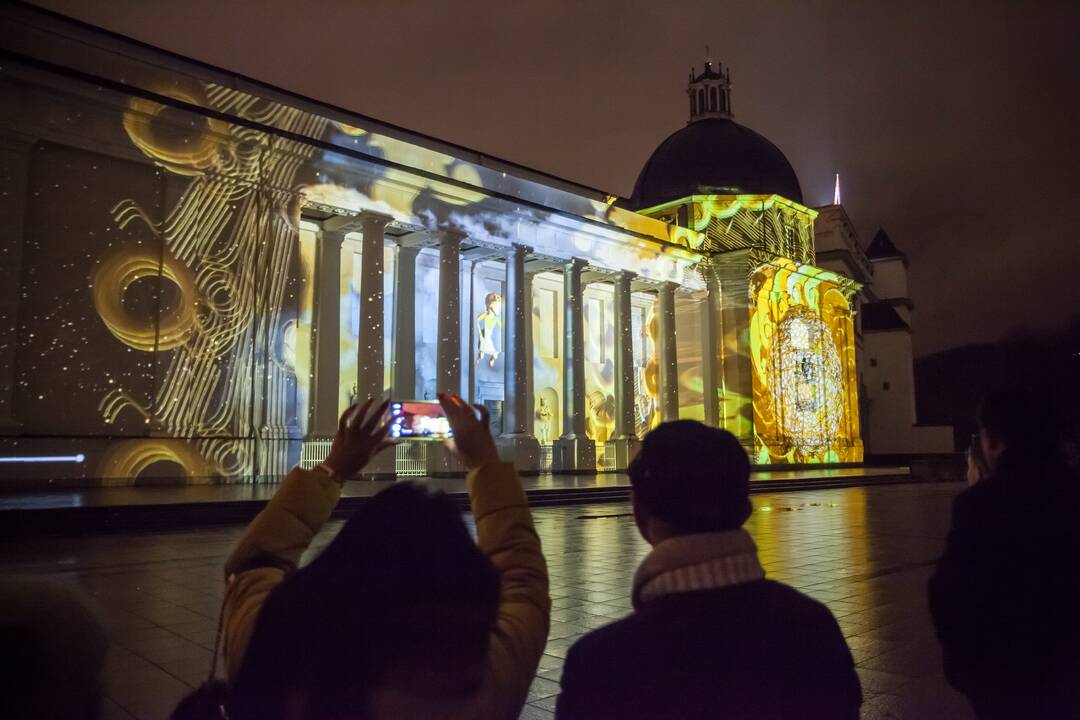 3D pasaka Katedros aikštėje