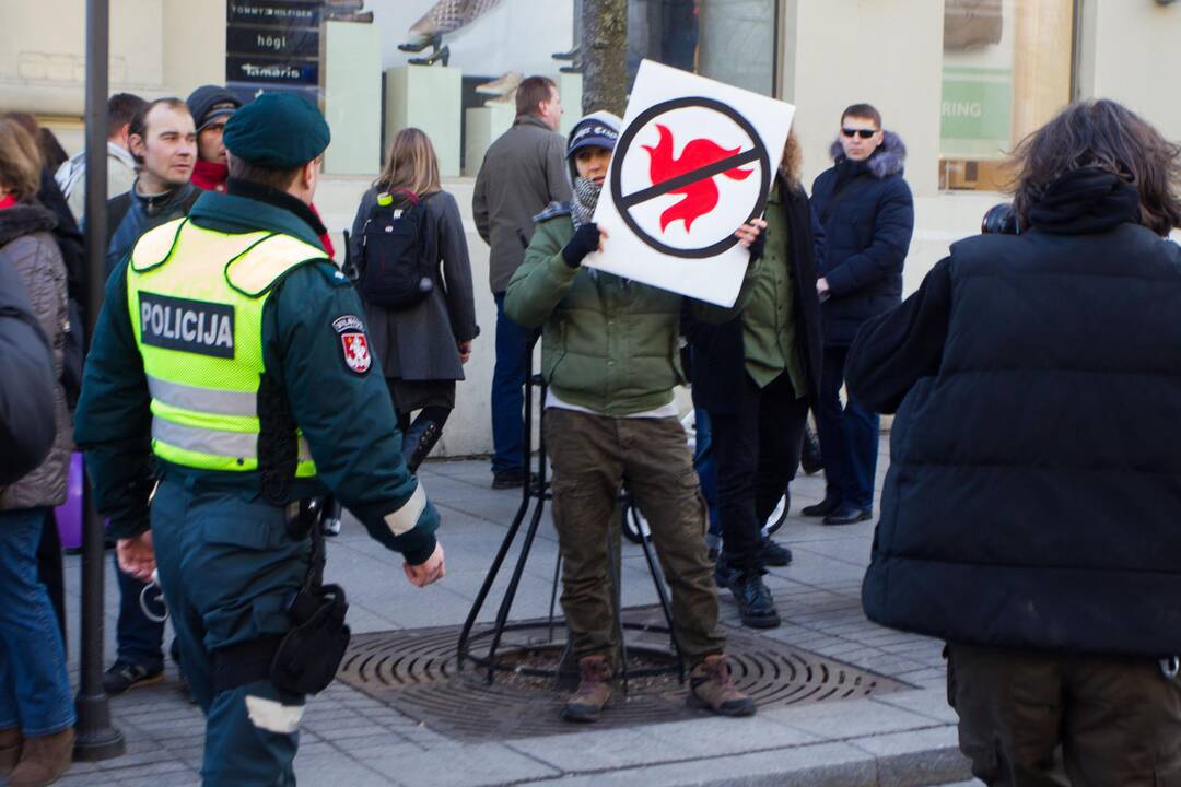 Patriotinės eitynės „Tėvynei“ sostinės Gedimino prospektu