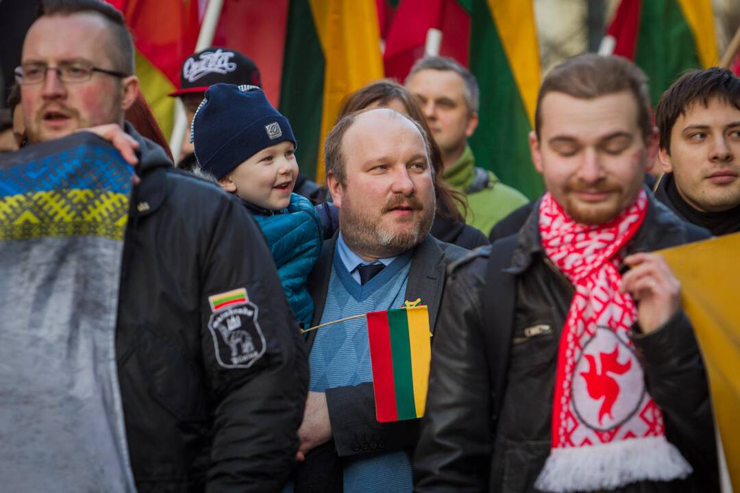 Patriotinės eitynės „Tėvynei“ sostinės Gedimino prospektu