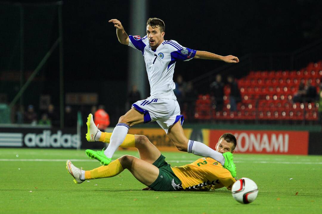 Europos futbolo čempionato atranka: Lietuva - San Marinas 2:1