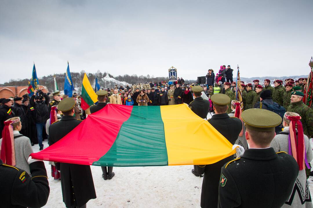 Iškilminga Lietuvos vėliavos pakėlimo ceremonija