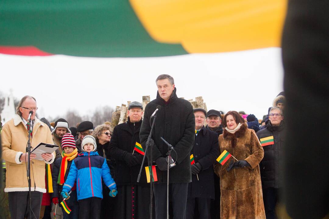 Iškilminga Lietuvos vėliavos pakėlimo ceremonija