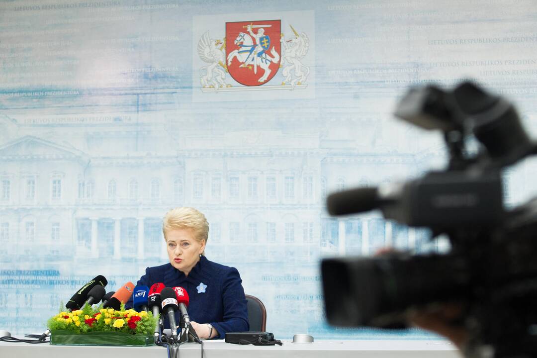 Prezidentės metinė spaudos konferencija