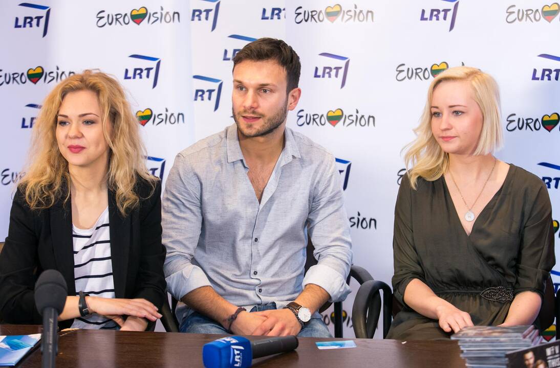 Lietuvos atstovų „Eurovizijoje“ spaudos konferencija