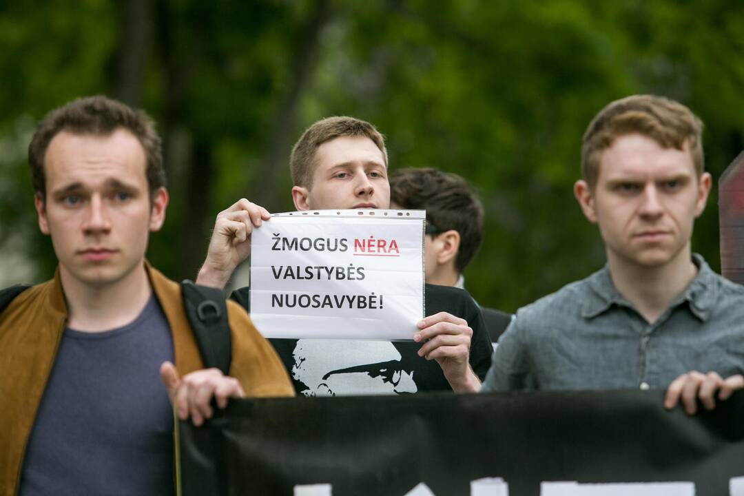 Nepritariančių šauktinių kariuomenės grąžinimui protestas