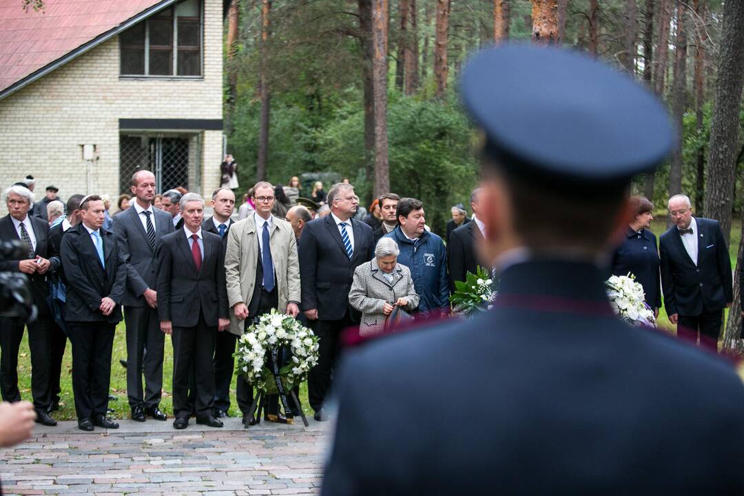 Paneriuose pagerbtos žydų genocido aukos