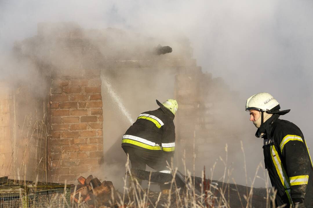 Gaisras Kėdainių rajone