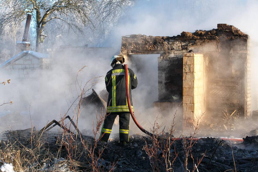 Gaisras Kėdainių rajone