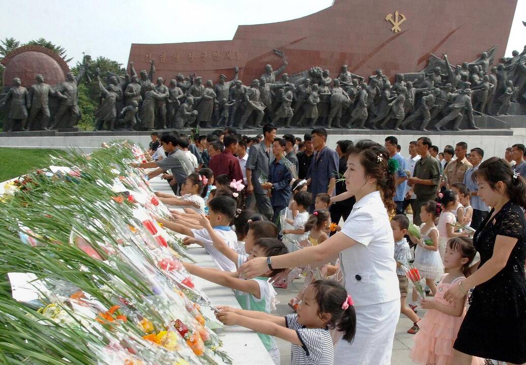 Šiaurės Korėjos įkūrėjo Kim Il Sungo mirties metinės