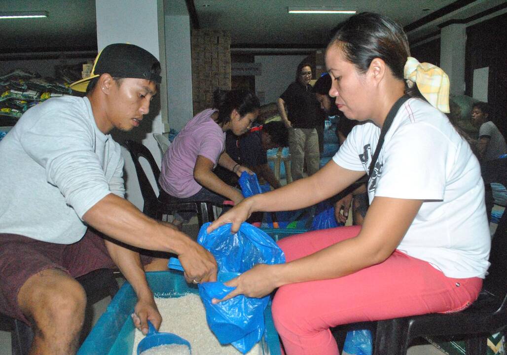 Filipinai ruošiasi supertaifūnui „Haiyan“