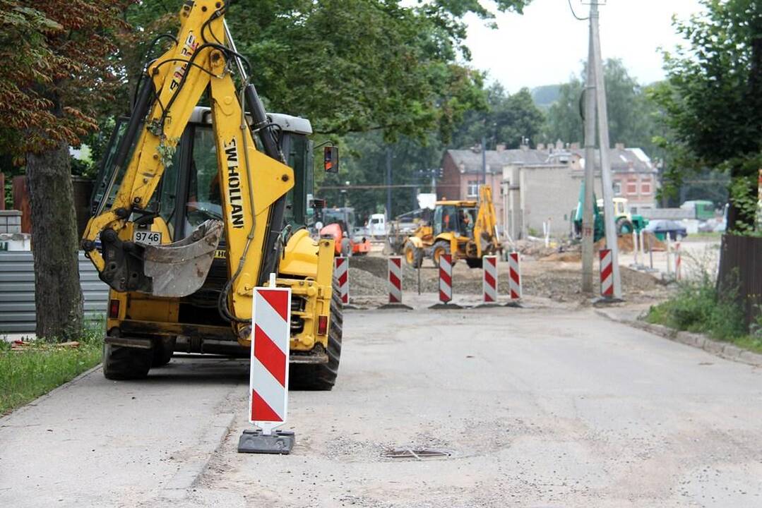 Į ligoninę vedanti gatvė sulaukė remonto