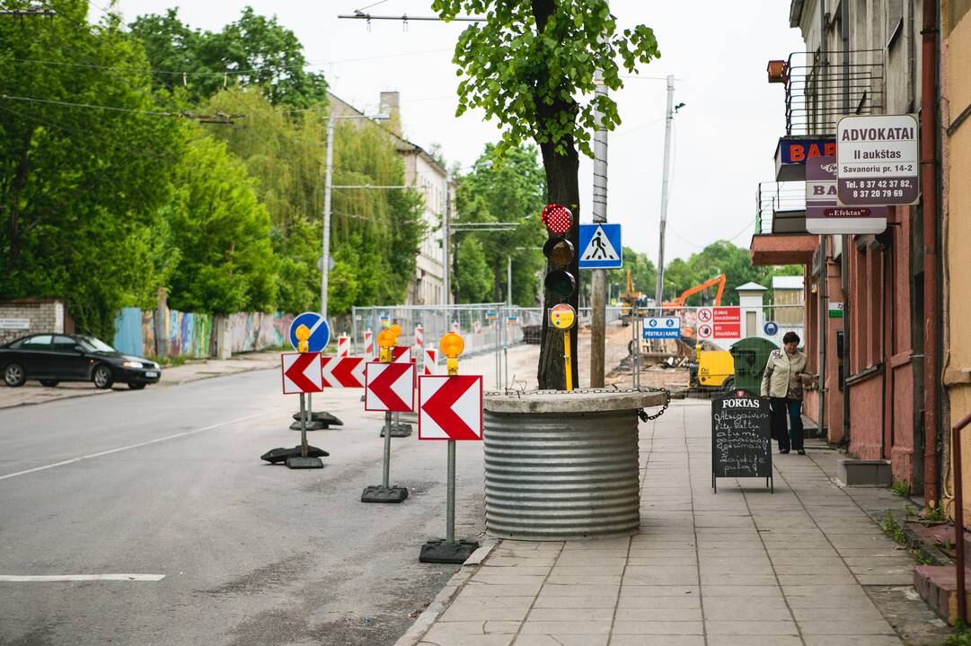 Savanorių pr. estakados remontas