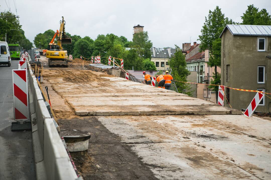 Savanorių pr. estakados remontas