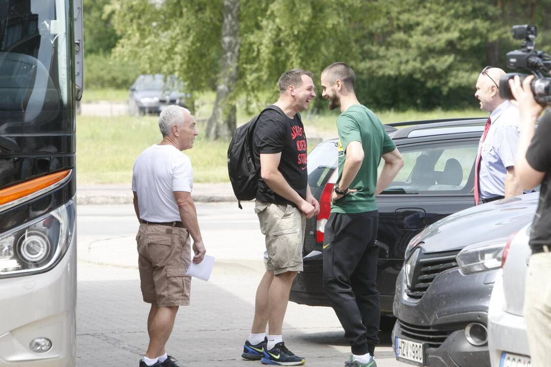 Lietuvos krepšinio rinktinė susirinko į stovyklą