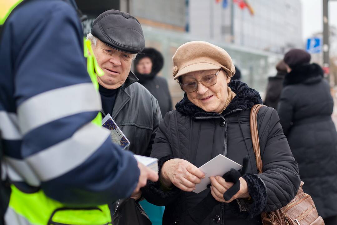 Vilniečius pradžiugino kalėdiniais atvirukais