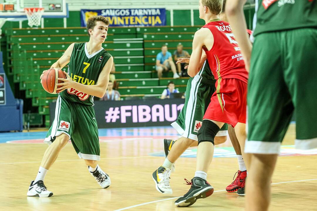 Europos U-16 krepšinio čempionatas: Lietuva-Anglija