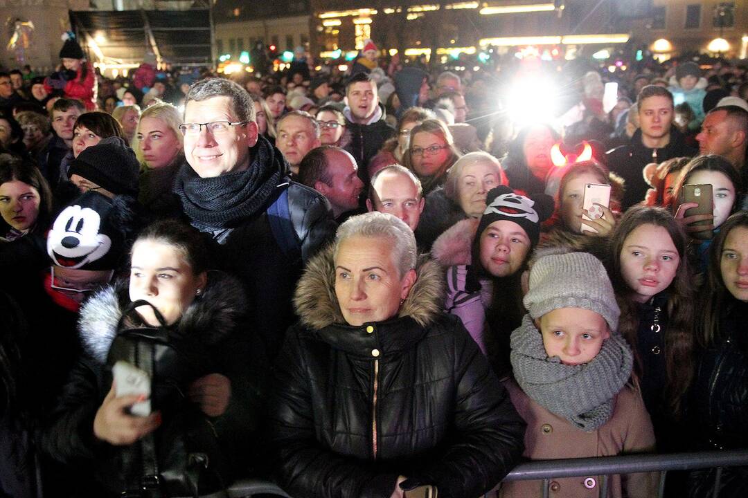 Kalėdų eglės įžiebimas Kaune