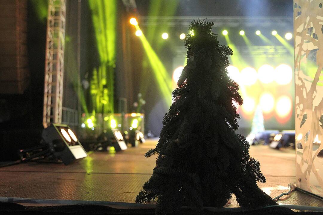 Kalėdų eglės įžiebimas Kaune