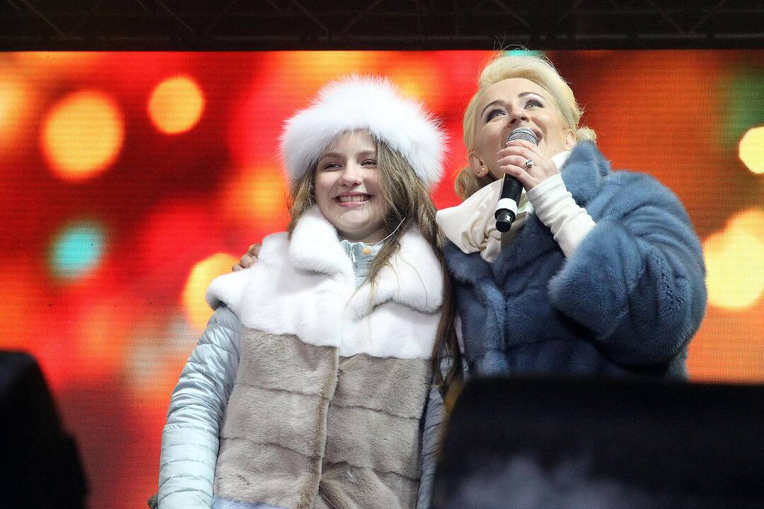 Kalėdų eglės įžiebimas Kaune