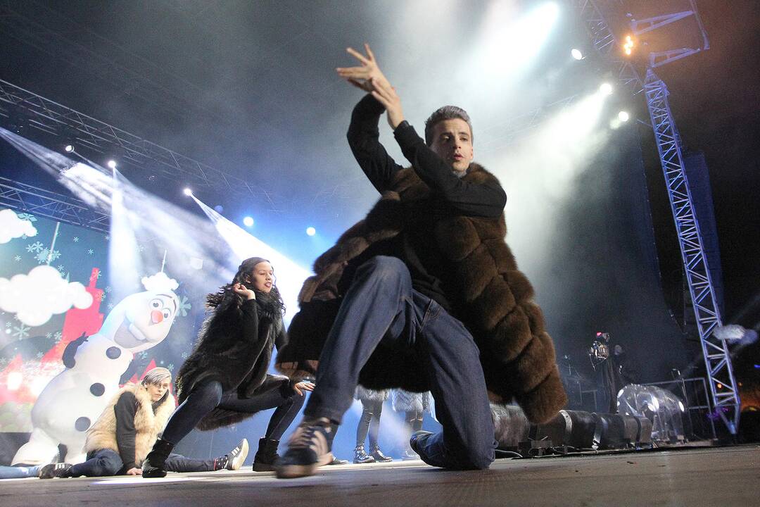 Kalėdų eglės įžiebimas Kaune