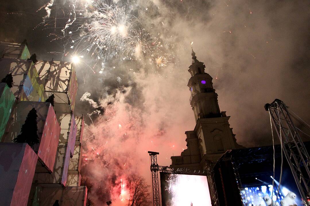 Kalėdų eglės įžiebimas Kaune