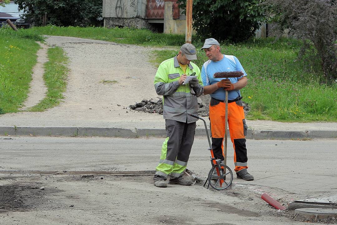 Tvarkoma Kalniečių turgaus aikštelė