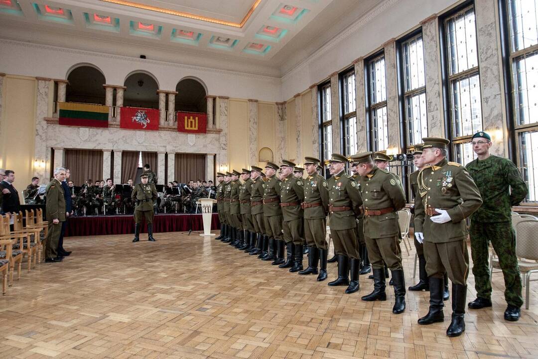 Šaulių susitikimas Kauno karininkų ramovėje