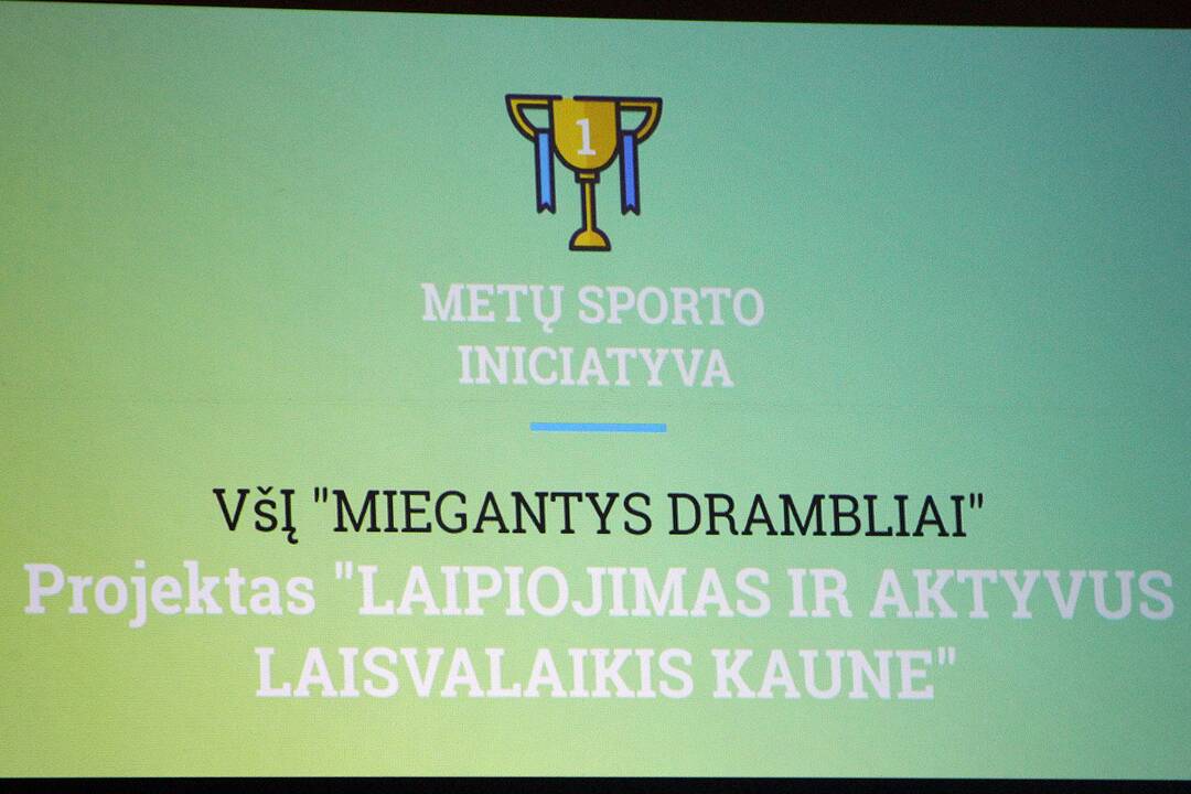 Kauno sporto apdovanojimai 2017