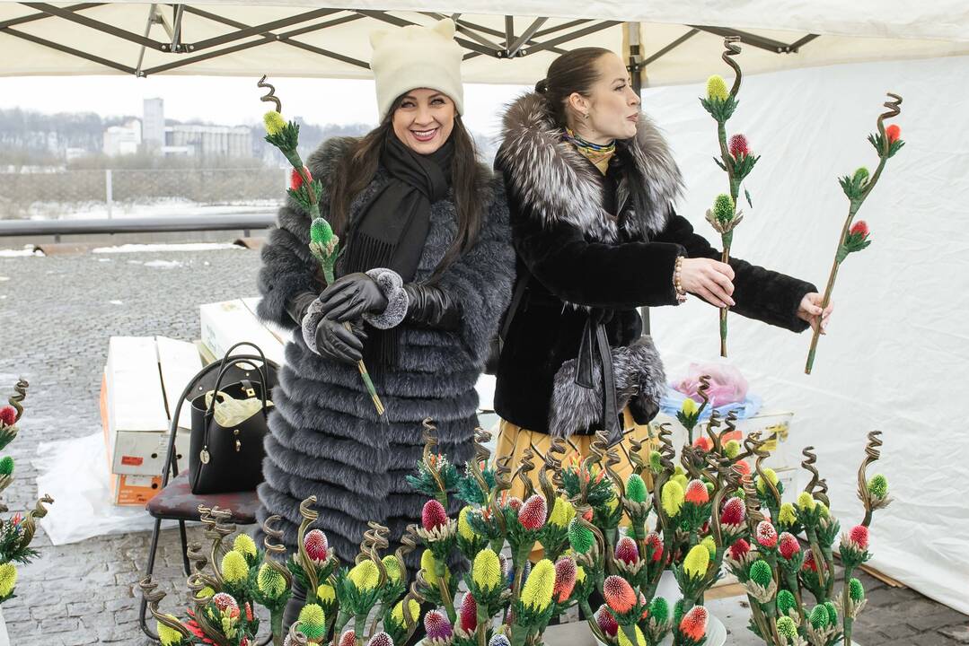 Liveta Kazlauskienė (kairėje), Ingrida Kazlauskaitė, Gerda Žemaitė