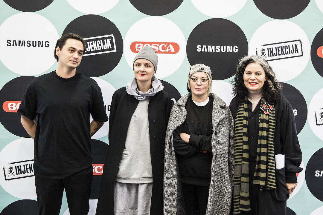 Rapolas Vosylius, Dovilė Gudačiauskaitė, Karina Leontjeva ir Sandra Straukaitė