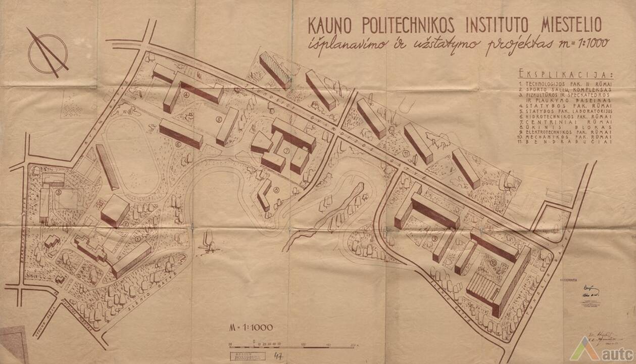 KTU studentų miestelis 1977 m.
