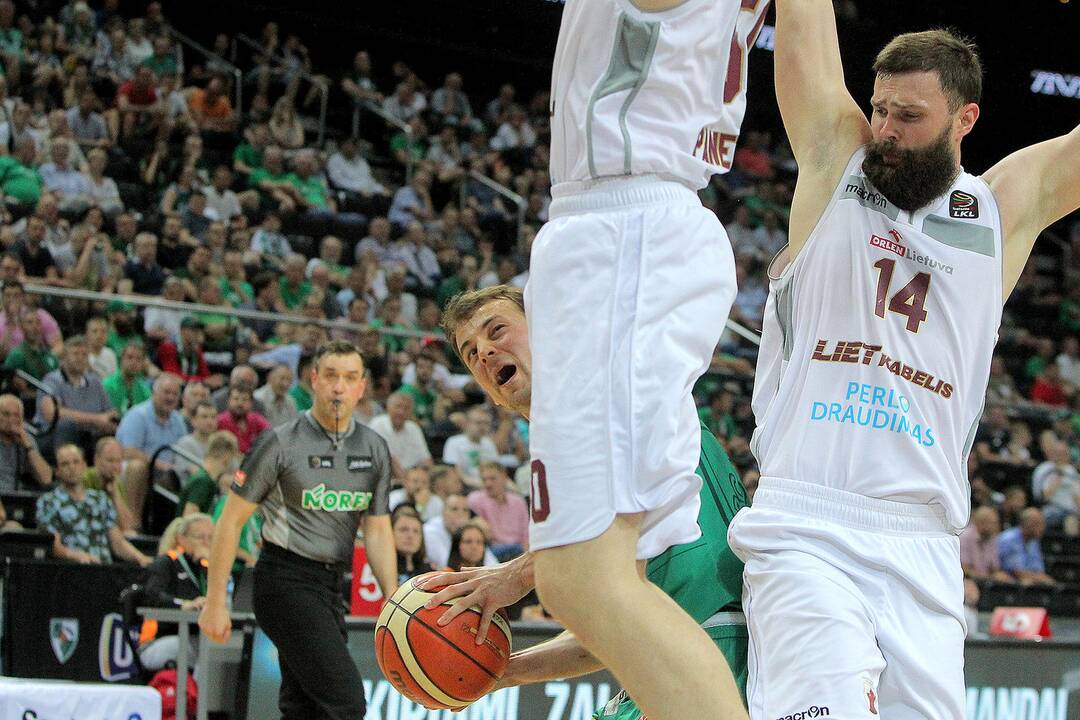 LKL pusfinalis: „Žalgiris“ – „Lietkabelis“ 93:69