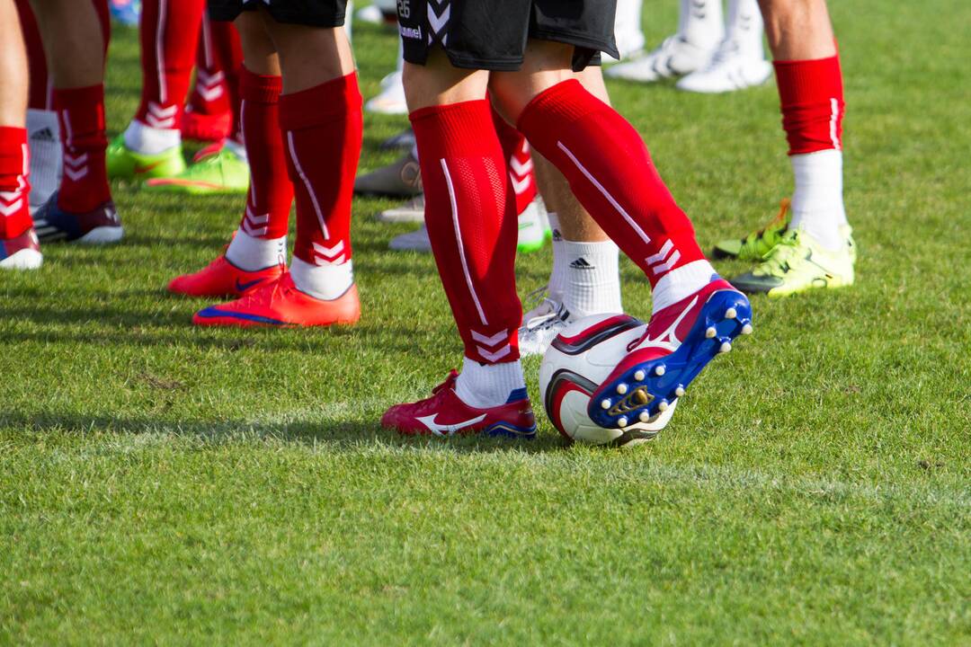 Lietuvos vyrų futbolo rinktinės treniruotė