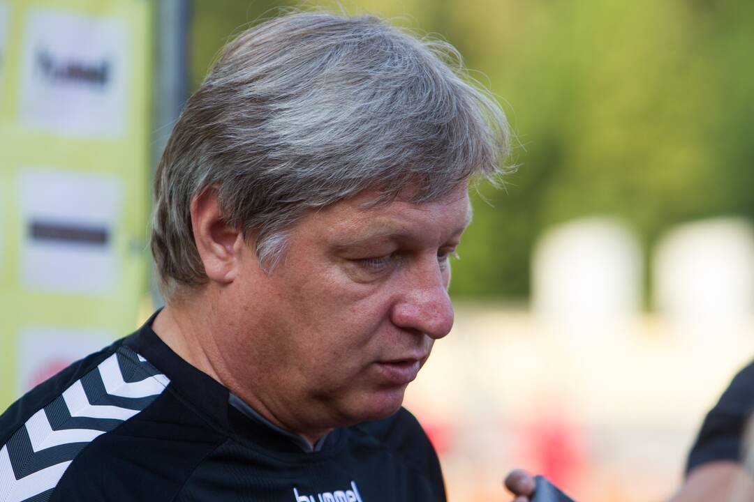 Lietuvos vyrų futbolo rinktinės treniruotė