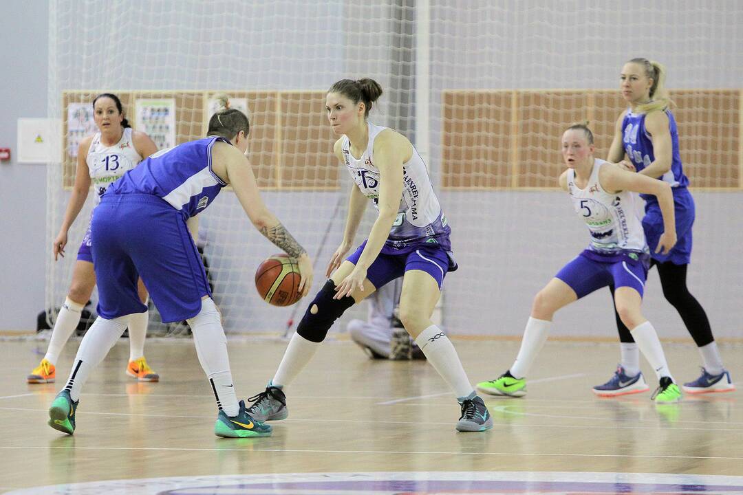 Lietuvos moterų krepšinio lygos pusfinalis: „Hoptrans-Sirenos“ – „Utena“ 51:42