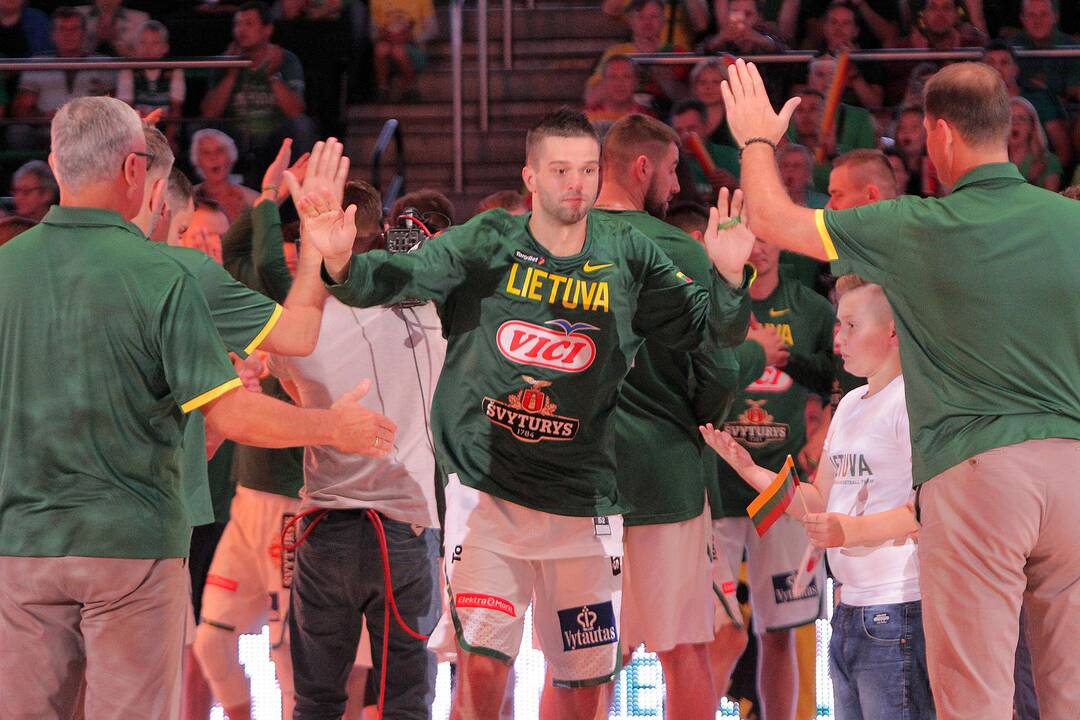 Krepšinis Lietuva - Ispanija 87:83