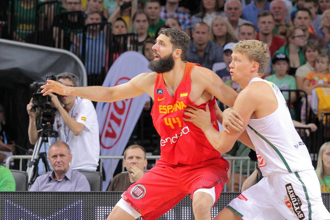 Krepšinis Lietuva - Ispanija 87:83