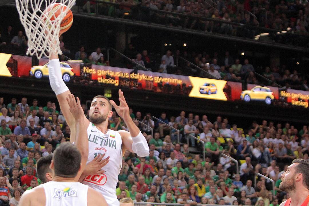 Krepšinis Lietuva - Ispanija 87:83